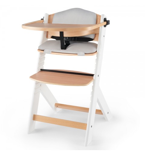 Kinderkraft Enock - krzesełko do karmienia z poduszką | White